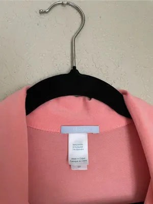 Eberjey Gisele Tencel Modal Short Sleeve Size Small Coral Pink Pajama PJ Button thumbnail 2