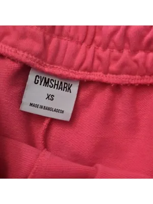 Gymshark Bright Fuschia Pink Fraction Sweat Shorts Size XS thumbnail 3
