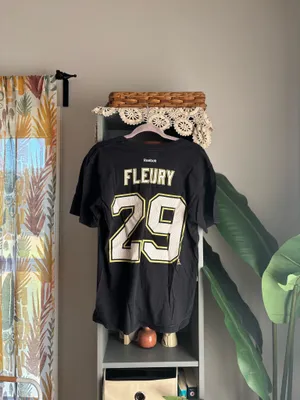 reebok NHL pittsburgh penguins fleury #29 cotton tee thumbnail 2