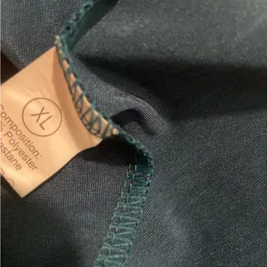Satin Mini Dress in Deep Teal thumbnail 3