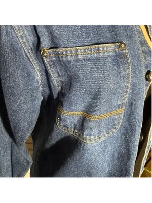 Paco vintage 90s Y2K blue denim jacket shacket grunge rocker biker streetwear M thumbnail 10