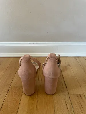 Steve Madden Blush Sparkle Heels thumbnail 2