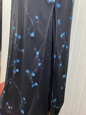 Vintage 90s Y2K Candy Rocket Babydoll Maxi Slip Dress Size Medium Whimsigoth thumbnail 7