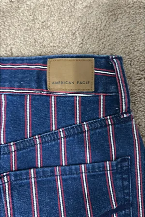 American Eagle Jean Skirt Mini High-Rise  thumbnail 5