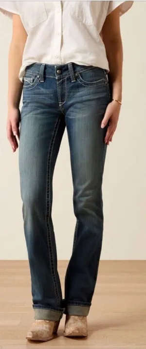 Ariat R.E.A.L. Straight Leg Jean size 29R western rodeo thumbnail 1