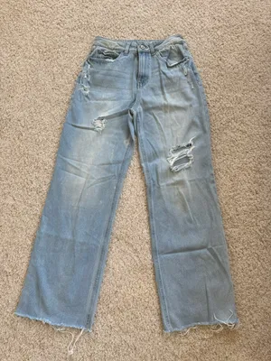 REWASH High Rise Baggy Jean thumbnail 1