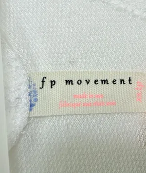 FP Movement White Hooded Sleeveless Tank Top XS thumbnail 5