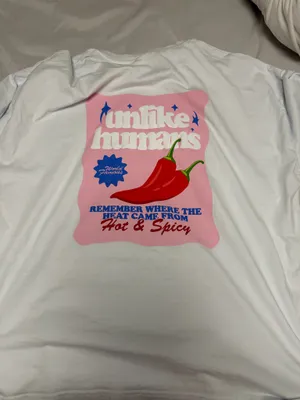 Unlike humans White Size XL thumbnail 4