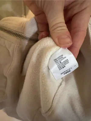 Brandy Melville Christy hoodie cream thumbnail 5