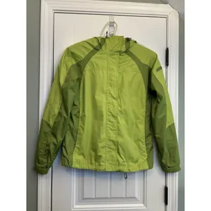 Free Country AthletX Series Women’s Green Hooded Full Zip Windbreaker Jacket M thumbnail 15