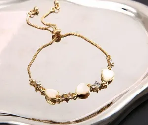 Adjustable Love Heart Charm Bracelet for Women thumbnail 2