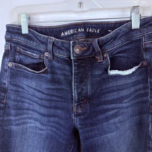 American Eagle Women's Tom Girl Jeans Size 4 Regular thumbnail 2