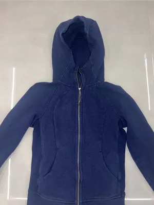Lululemon Scuba Hoodie *Light Cotton Fleece Heathered Hero Blue thumbnail 6
