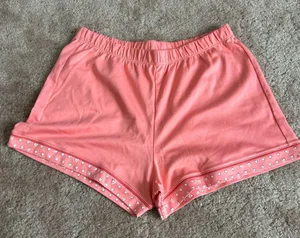 NWT Roller Rabbit Pink Watermelon Monkey Embroidered Polo Pajamas Size Small thumbnail 14