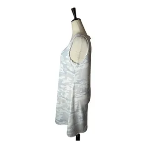 Z Supply Dress Women Medium Gray Camo Avery‎ Tank Mini NWT Athleisure Gorpcore thumbnail 7