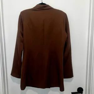 Chocolate Double-Breasted Blazer thumbnail 3