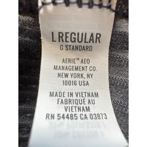 Aerie‎ Corduroy Flare Leggings Pants Womens Large Regular Gray Casual Stretch thumbnail 4