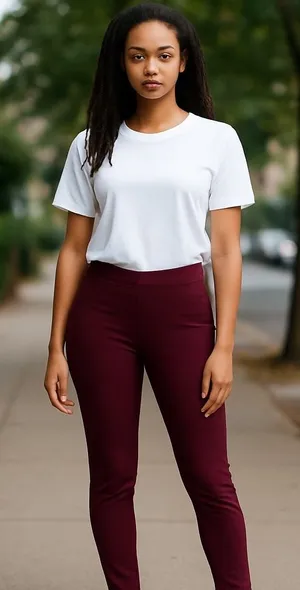 Ann Taylor Burgundy Pants Size 6 Career Work Office Side Zip‎ thumbnail 1