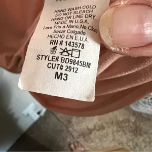 Baby Mama X Naked Wardrobe NWT Maternity Peach Pink Bodycon Soft‎ Dress thumbnail 9