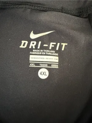 Nike women Black Cropped Athletic Leggings with White Swoosh‎ thumbnail 2