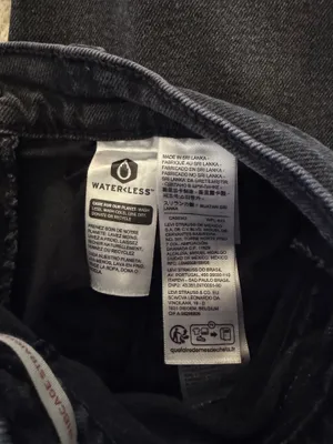Levi’s Black Ribcage Ankle Straight Jeans thumbnail 6
