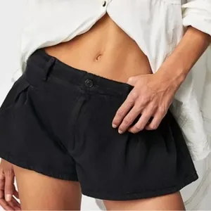 Free People Black Jean Shorts thumbnail 1