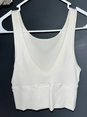 Lululemon Ribbed Crop Tank Top thumbnail 2