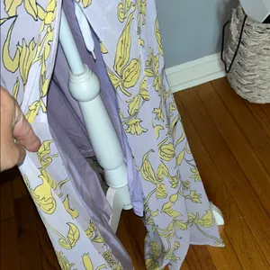 Lulu's Yellow Floral Backless Maxi Dress thumbnail 5