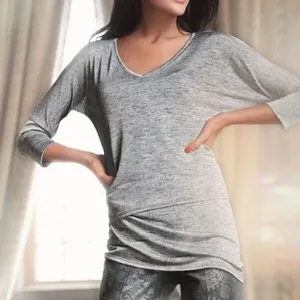 Joseph Ribkoff Grey Tunic Top thumbnail 1