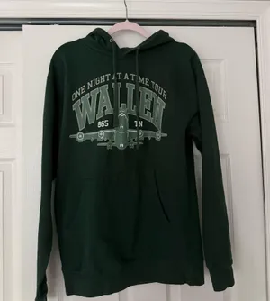 Morgan Wallen Hoodie Green Size M thumbnail 1