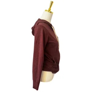 Vuori Performance Hoodie Fig Heather Full Zip Lightweight Sweatshirt/XS thumbnail 2