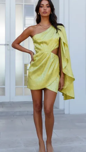 Runway the Label Serita dress in citrus NWT thumbnail 1