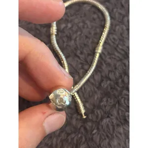 C401 7.5 inch bracelet no charms 925 sterling silver thumbnail 6