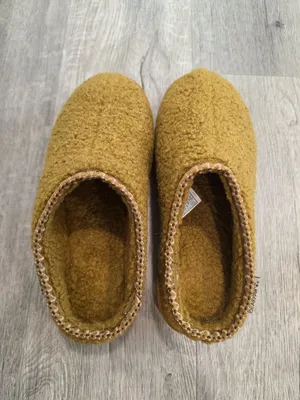 Bearpaw Women's Snuggle Martis Slippers Sz 10 WIDE Brown Faux Shearling Slip-On thumbnail 8