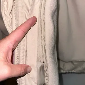 Bromley Sport Jacket‎ Medium Beige Hooded Lined Utility Coat Women thumbnail 3