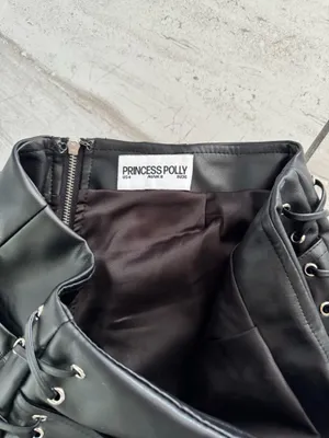 Princess Polly Leather Shorts thumbnail 3