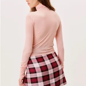 Revolve For Love And Lemons Pink Sadie Turtleneck Top Size XXS thumbnail 3