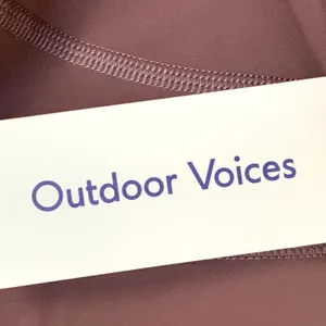 NWT Outdoor Voices Zoom 8"‎ Biker Shorts in Deep Taupe thumbnail 7