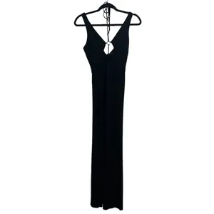 NEW NWT Bec + Bridge Adele Ring Embellished Cutout Maxi Dress Black thumbnail 4
