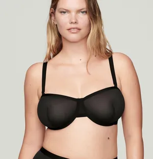 Cuup The Balconette Bra Black Size 36 F / DDD thumbnail 2