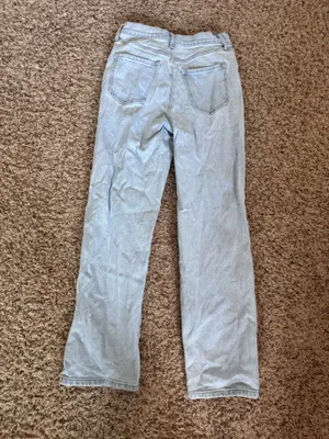 Women’s Light Blue High Waist Ripped Jeans thumbnail 2