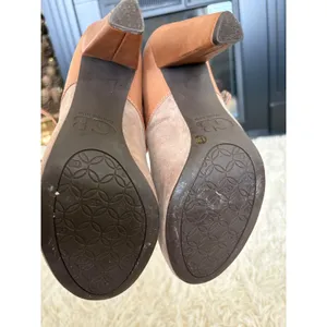 Gianni Bini Brown‎ Suede Leather Block Heel Mary Jane Pumps Size 8.5M thumbnail 7