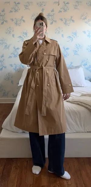 BCBGeneration Trench Coat Brown Tan thumbnail 1