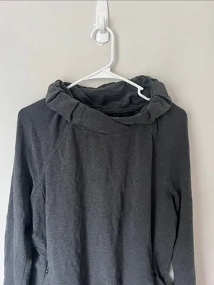 Lululemon After All pullover heathered gray women’s sweatshirt 🔲 thumbnail 2