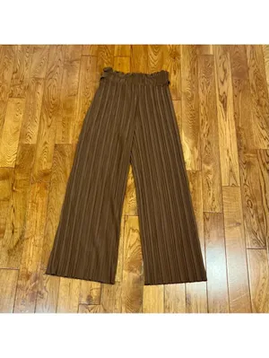 Brown Pleated Wide thumbnail 2