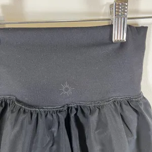 Aerie Black Crossover Waist Ruffle Skort Athletic Shorts Womens‎ XXS thumbnail 6