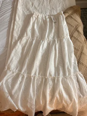 Altard state white maxi skirt  thumbnail 1