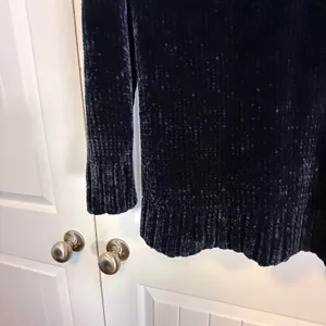 Orvis Womens Navy Blue Chenille Crew Neck Long Sleeve Soft Knit Sweater XL thumbnail 4