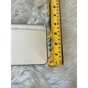 Kate spade Lucy Crinkle Patent Medium L-zip Wristlet white/cream clutch wristlet thumbnail 6