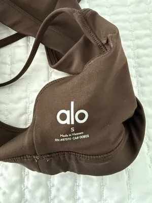 Alo Yoga Brown Airlift Bra thumbnail 3